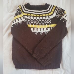 Prepster Knits Vintage 1970's 100% Acrylic Sweater, Youth Sz 10-12/Adults XXS/XS